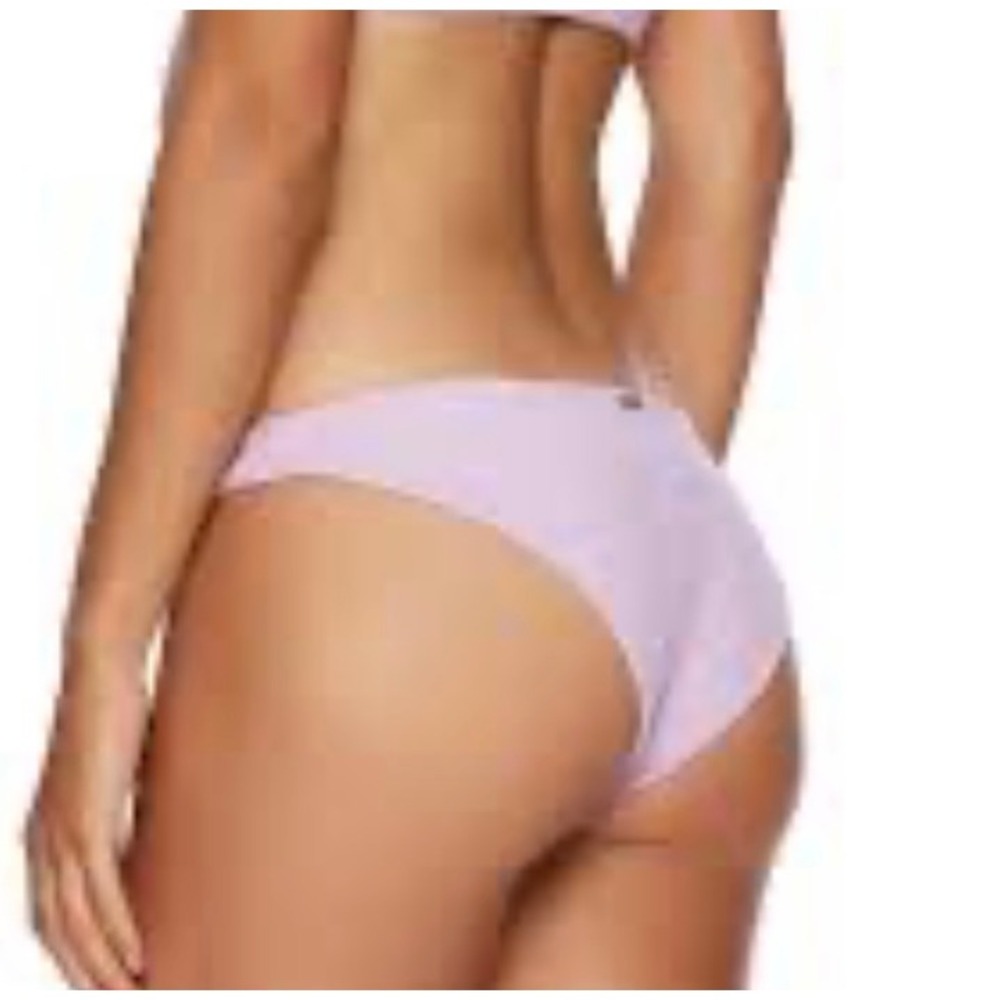 Beach Bunny Stephanie Bikini Bottoms ‎ Lavender Swimsuit Women's Size 14 NWT